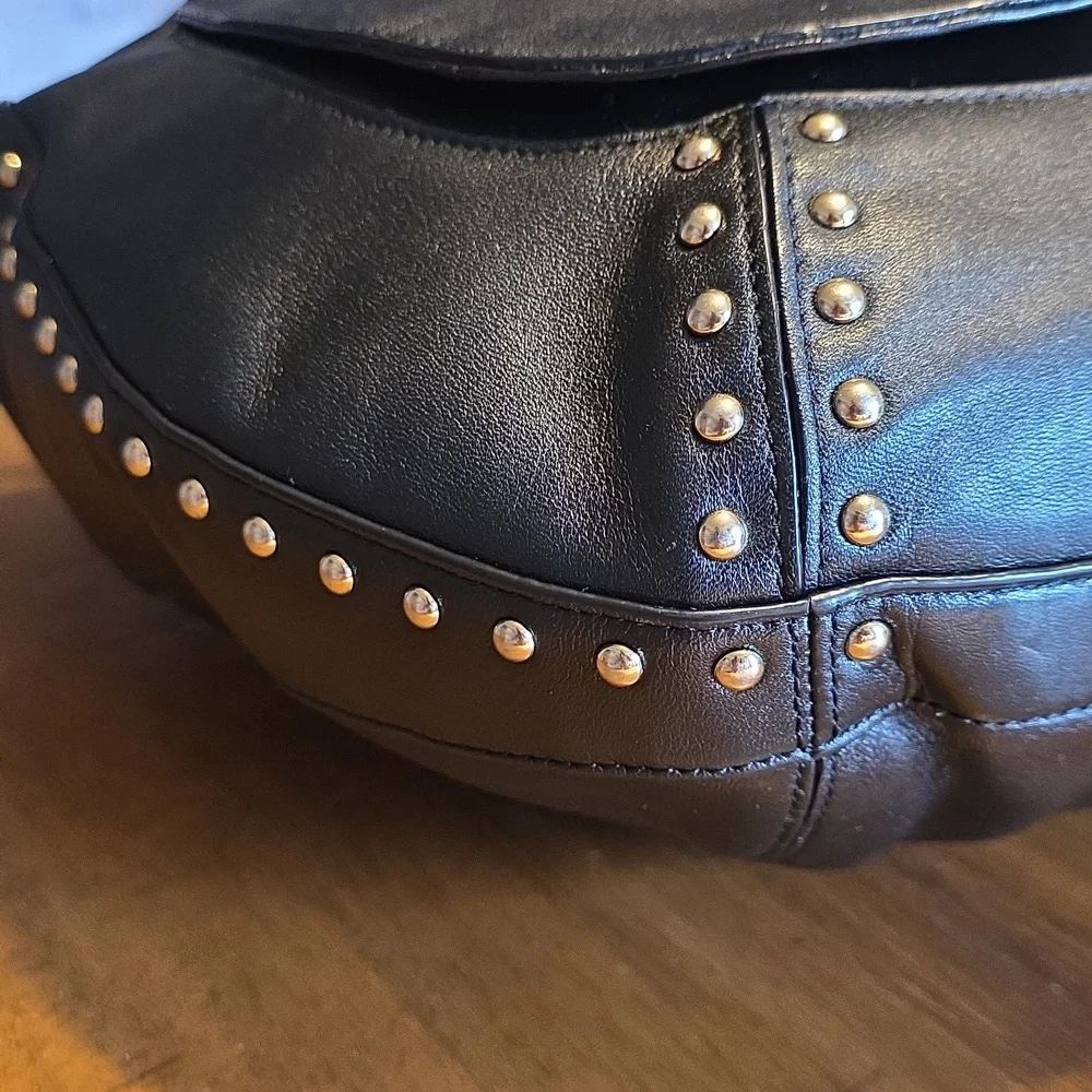 Coach Circle Hobo Circle  Studded Bag - Picture 7 of 16